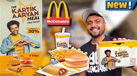 Kartik Aaryan Meal Mcdonalds Youtube