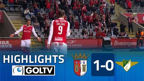 Sc Braga Moreirense Goles Primeira Liga De Portugal Youtube