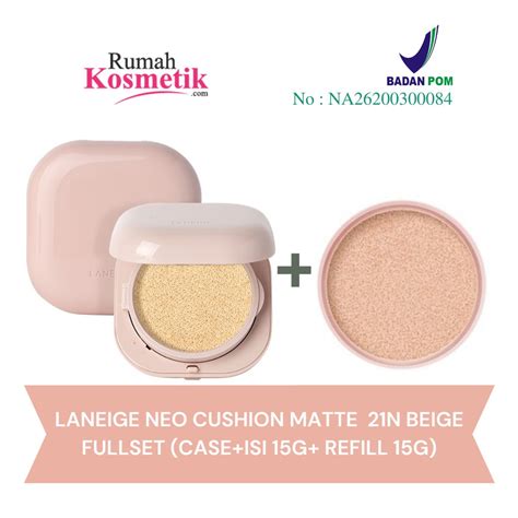 Jual Laneige Neo Cushion Glow Fullset Case Isi 15g Refill 15g