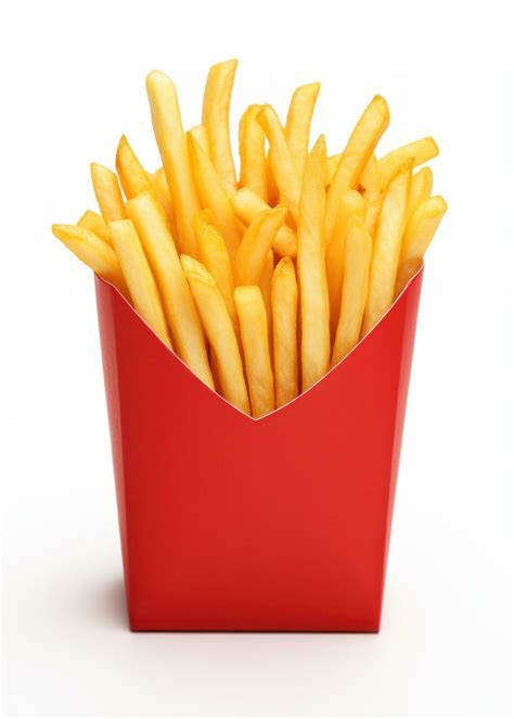 Fries Inside A Red Bag Isolated 29560792 Stock Photo At Vecteezy