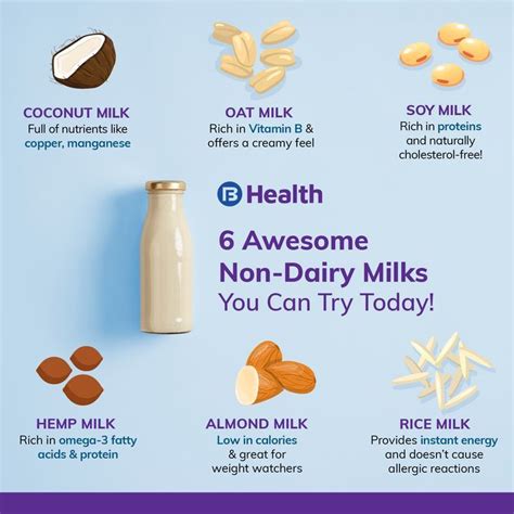 6 Healthy Non-Dairy Milks for Your Diet