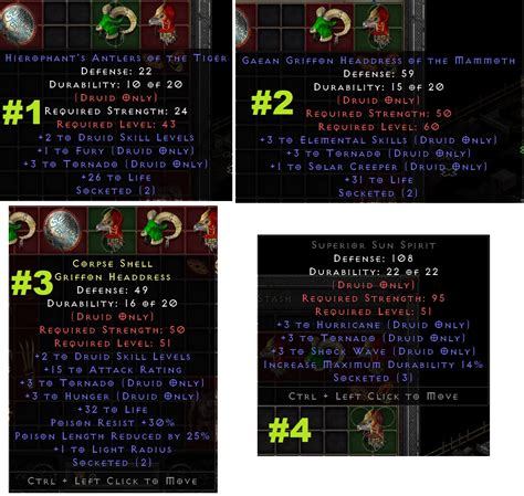 Few Druid Pelts Ft Topic D2jsp