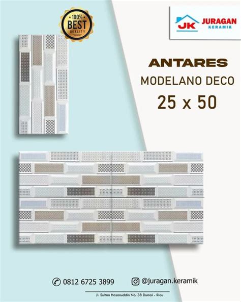 Keramik Dinding Motif Bata 25x50 MODELANO SERIES ANTARES Glossy