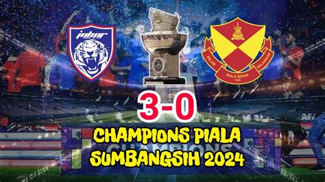 HIGHLIGHTS JDT VS SELANGOR 3 0JDT JUARA PIALA SUMBANGSIH 2024 YouTube