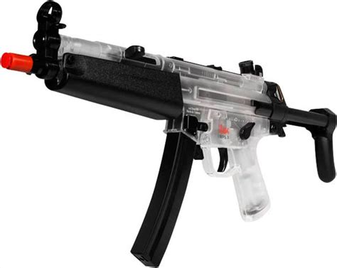 H&K MP5 A Retractable Airsoft Rifle, Clear | Pyramyd Air