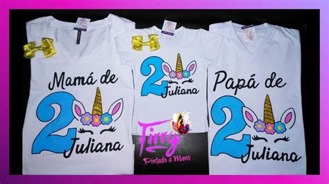 Camisetas Unicornio Cumplea Os Familia Esperamos Que Os Hayan Gustado