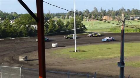 Benton County Speedway Hobby Stock Heat 1 8 4 13 Youtube