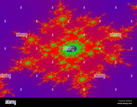 Representation Of Complex Mathematical Iteration Stock Photo Alamy