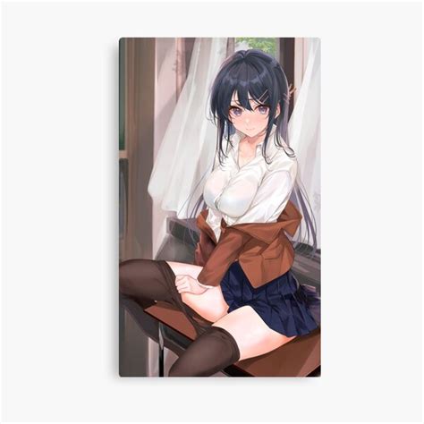 Mai Sakurajima Seishun Buta Yarou Lewd Sexy Hentai Anime School Girl