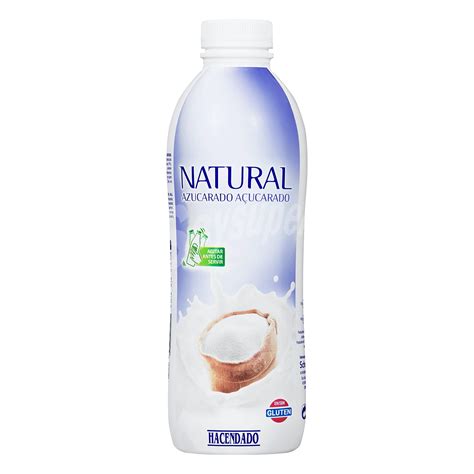 Hacendado Yogur Liquido Natural Azucarado Botella Kg