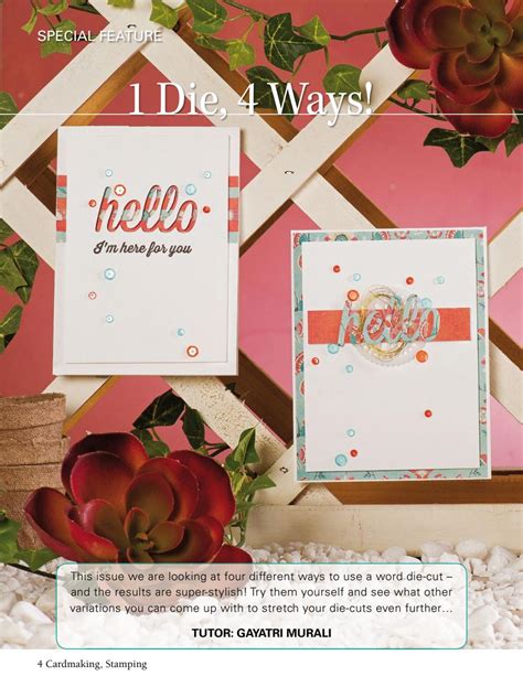 Australian Cardmaking Stamping And Papercraft Magazine Subscriptions