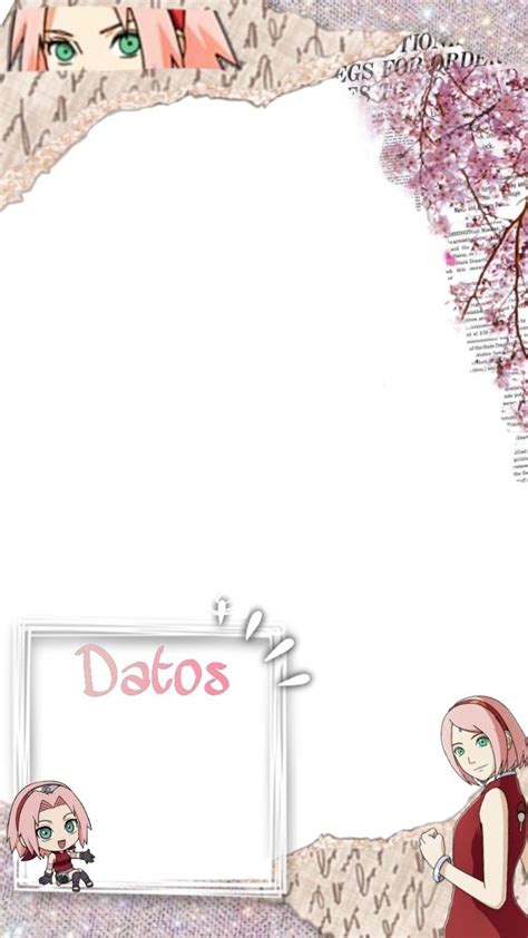 Sakura Haruno, Notes Template, Templates, Clip Art Frames Borders, Family History Quotes, Life ...