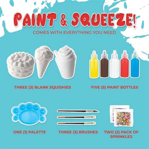 Paint Your Own Squishies Kit, DIY Squishies DIY Squishy Set, Color Your Own Squishies Kit ...