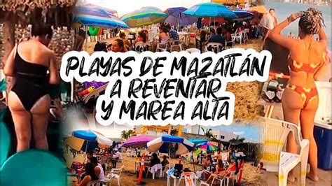 Playas De Mazatlan A Reventar Y Con Marea Alta Que Hacer En Mazatlan