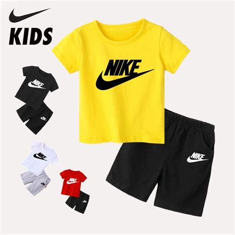 Nike Verano Camiseta Para Ni O Ropa Para Ni A Conjuntos De Ropa De