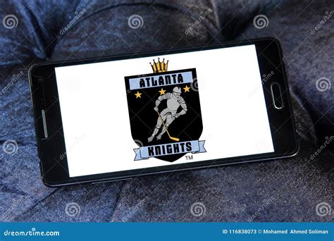 The Atlanta Knights Ice Hockey Team Logo Editorial Stock Photo - Image ...