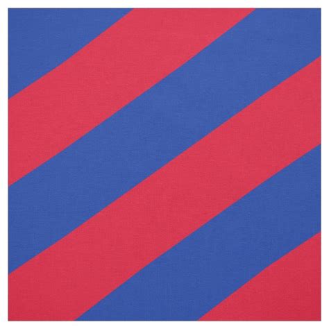 Red Blue Striped Fabric | Zazzle