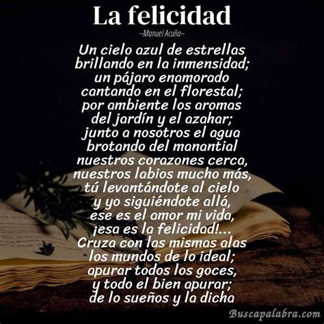 Poemas Con La Palabra Felicidad Poes As Con Felicidad Poemas