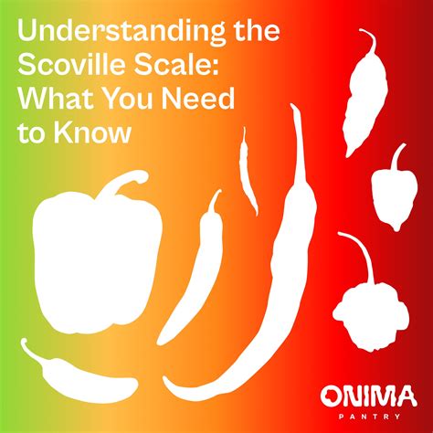 Understanding The Scoville Scale What You Need To Know Onima Pantry