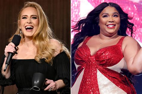 Adele Gushes Over Lizzo During Las Vegas Concert Shes Such An