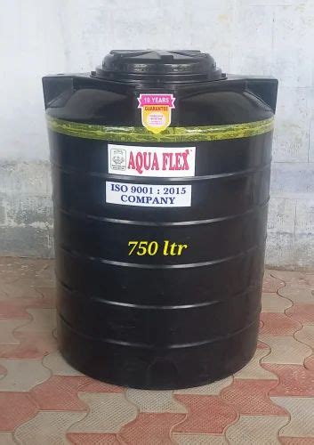 AQUA FLEX 750 Litre Black Double Layer Water Tank At Rs 4 20 Litre In