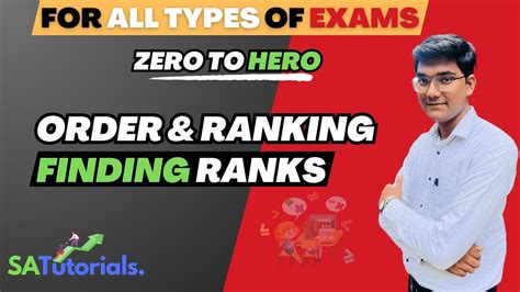 Mastering Order And Ranking Reasoning Finding Rank For All Types Of