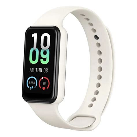 Relógio Inteligente Smartwatch Amazfit Mi Band 7 Alexa Branco Pulseira