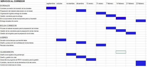 Ejemplo De Cronograma De Actividades Para Un Proyecto Nuevo Ejemplo