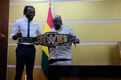 WWE Champ Kofi Kingston Reflects on 'Powerful' Trip Home to Ghana After ...