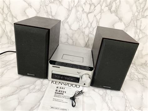 【やや傷や汚れあり】kenwood R K531 Ls K531 S コンパクトハイファイコンポーネントシステム ケンウッド 説明書付きの落札