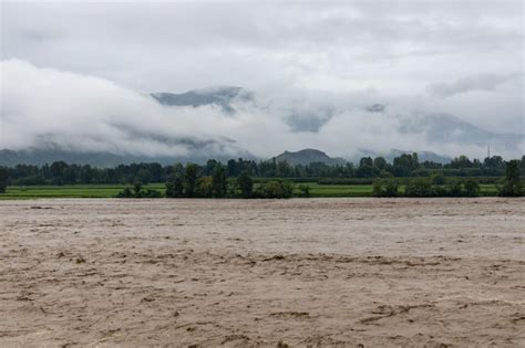 Premium Photo Flood In River Swat After Heavy Rain In The Swat Valley