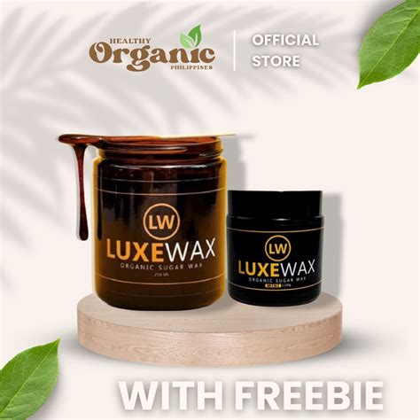 Luxewax Sugar Wax Organic Hair Removal Cold Brazilian Underarm Legs