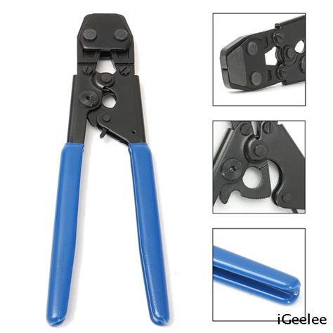 IGeelee SS T PEX Cinch Crimp Crimper Tool For SS Clamps For 3 8 1 2 5