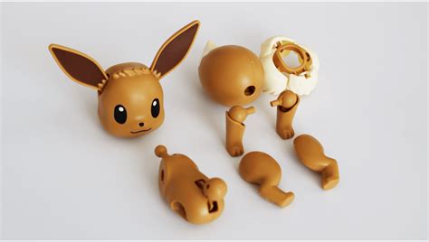 Pokepla Eevee Model Kit Build Your Very Own Eevee One Map By From