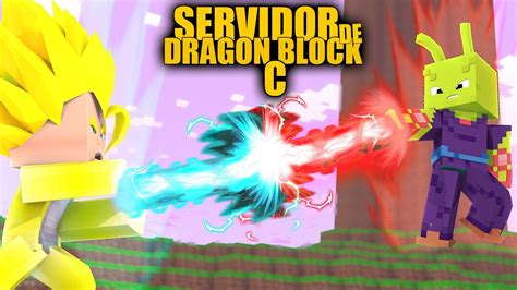 Novo SERVIDOR De DRAGON BLOCK C Para MINECRAFT YouTube