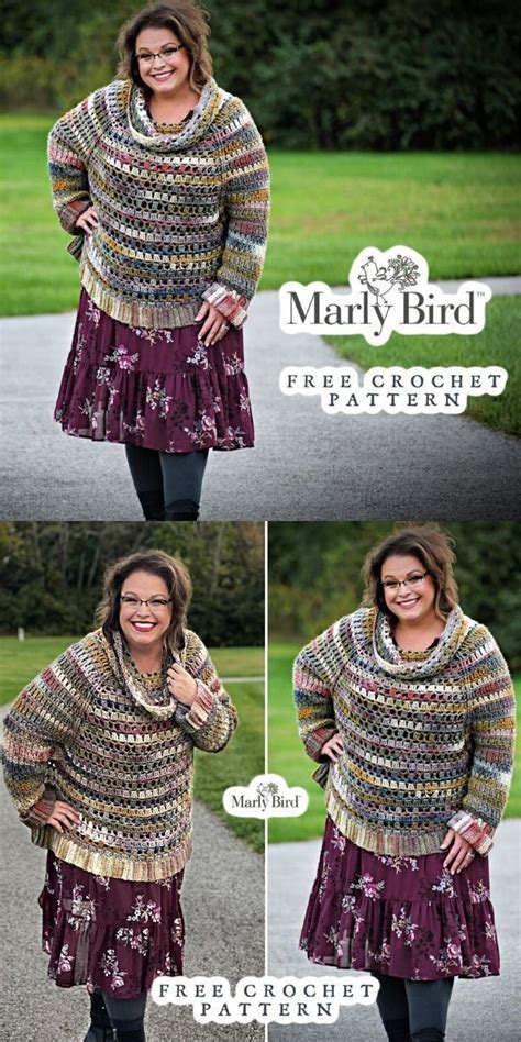 Crochet Swancho Cal Free Crochet Pattern Crochet Pullover Pattern