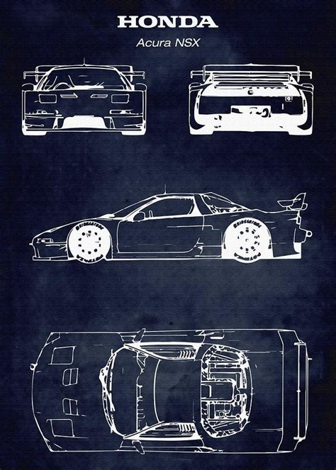 No097 Honda Acura Nsx Digital Art By Joseph Pattern