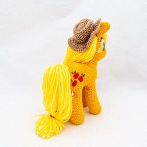 Applejack Crochet Pattern, My Little Pony Amigurumi Pattern - Etsy