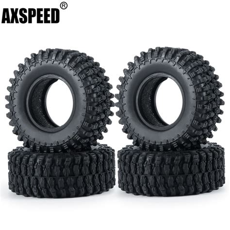 AXSPEED neumáticos de goma para todo terreno para Axial SCX24 1 0