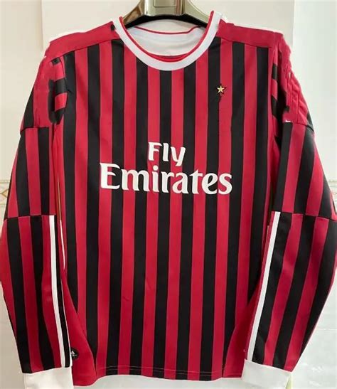 04 05 06 07 08 09 10 11 12 Ac MILANs Retro Soccer Jerseys Full Vintage