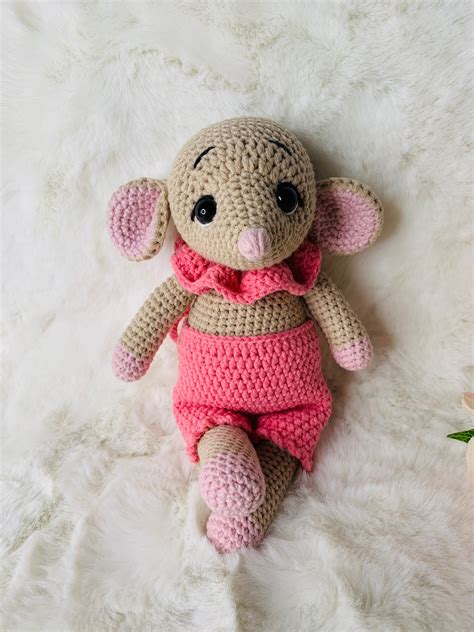 Crochet Mouse Pattern Amigurumi Pattern Etsy