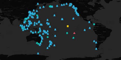 Interactive Map Of Sunken Ships Of The Pacific Ocean • Live Earth Monitoring And Educational