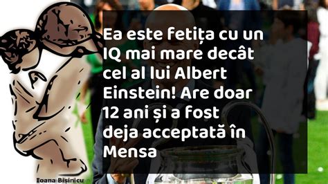 Ea este fetița de 12 ani cu un IQ mai mare decât Einstein Qbebe ro