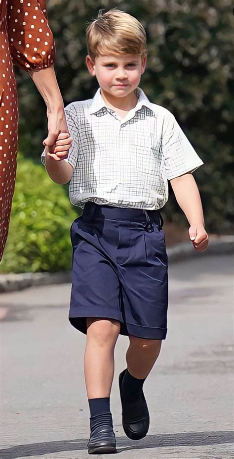 Prince Louis is a little munchkin in Lambrook school uniform | Prince william and catherine ...