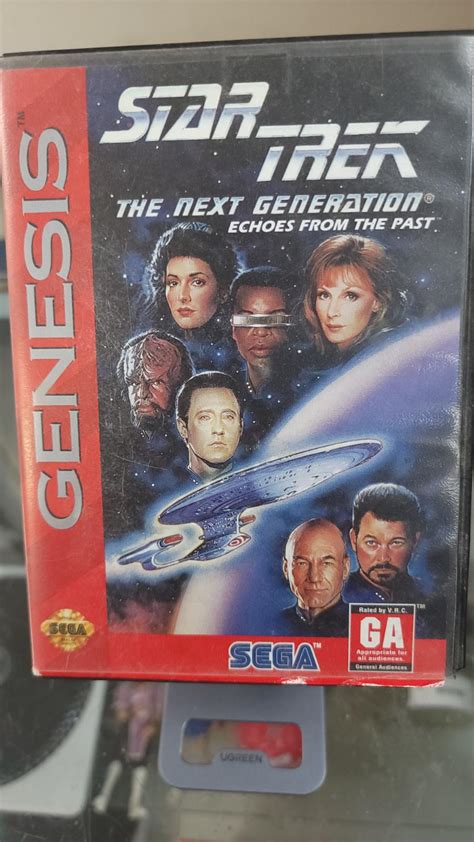 Star Trek Next Generation Echoes From The Past Item Box And Manual