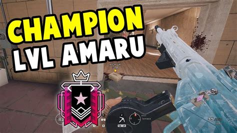 How A Champion Plays Amaru Rainbow Six Siege Youtube