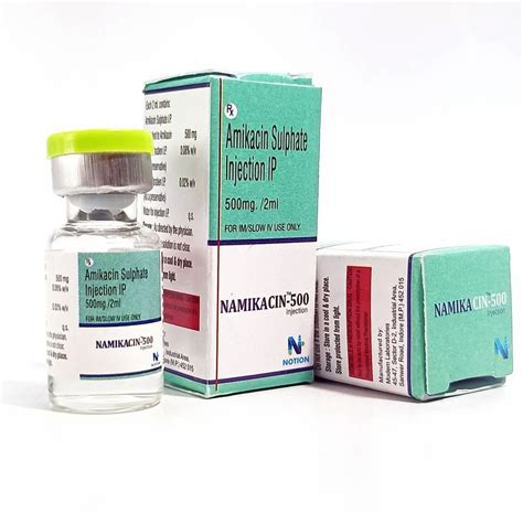 Namikacin Amikacin Sulphate Injection Ip At Rs Box Amikacin