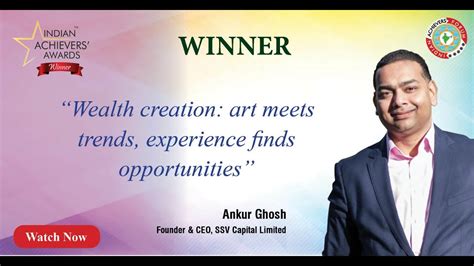 Interview Of Indian Achievers Award Winner Mr Ankur Ghosh Youtube