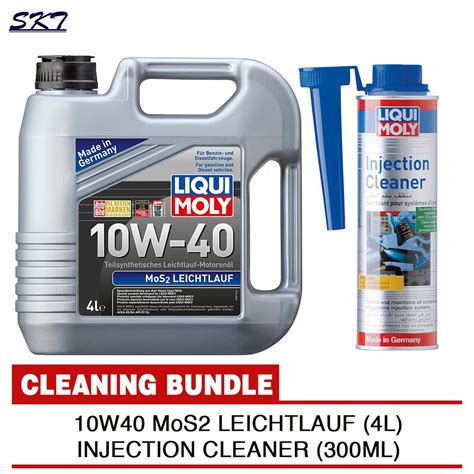 Liqui Moly Semi Synthetic MoS2 Leichtlauf 10W40 Injection Cleaner