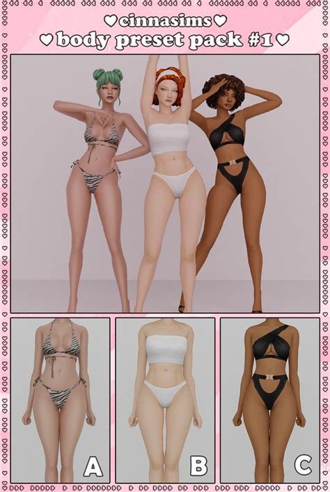 45 Best Sims 4 Body Presets We Cant Stop Gushing About Sims 4 Sims 4 Expansions Sims